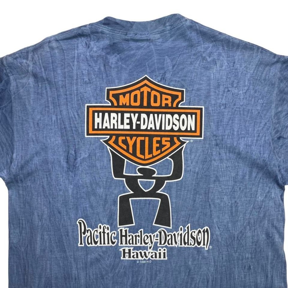 Vintage 90s Hawaii x Pacific Harley Davidson motorcycle biker‎ shirt